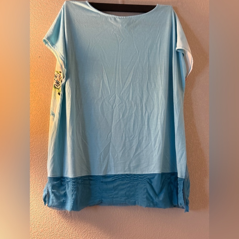 Ruby Rd. Scenic Blue Tunic - Picture 7 of 7